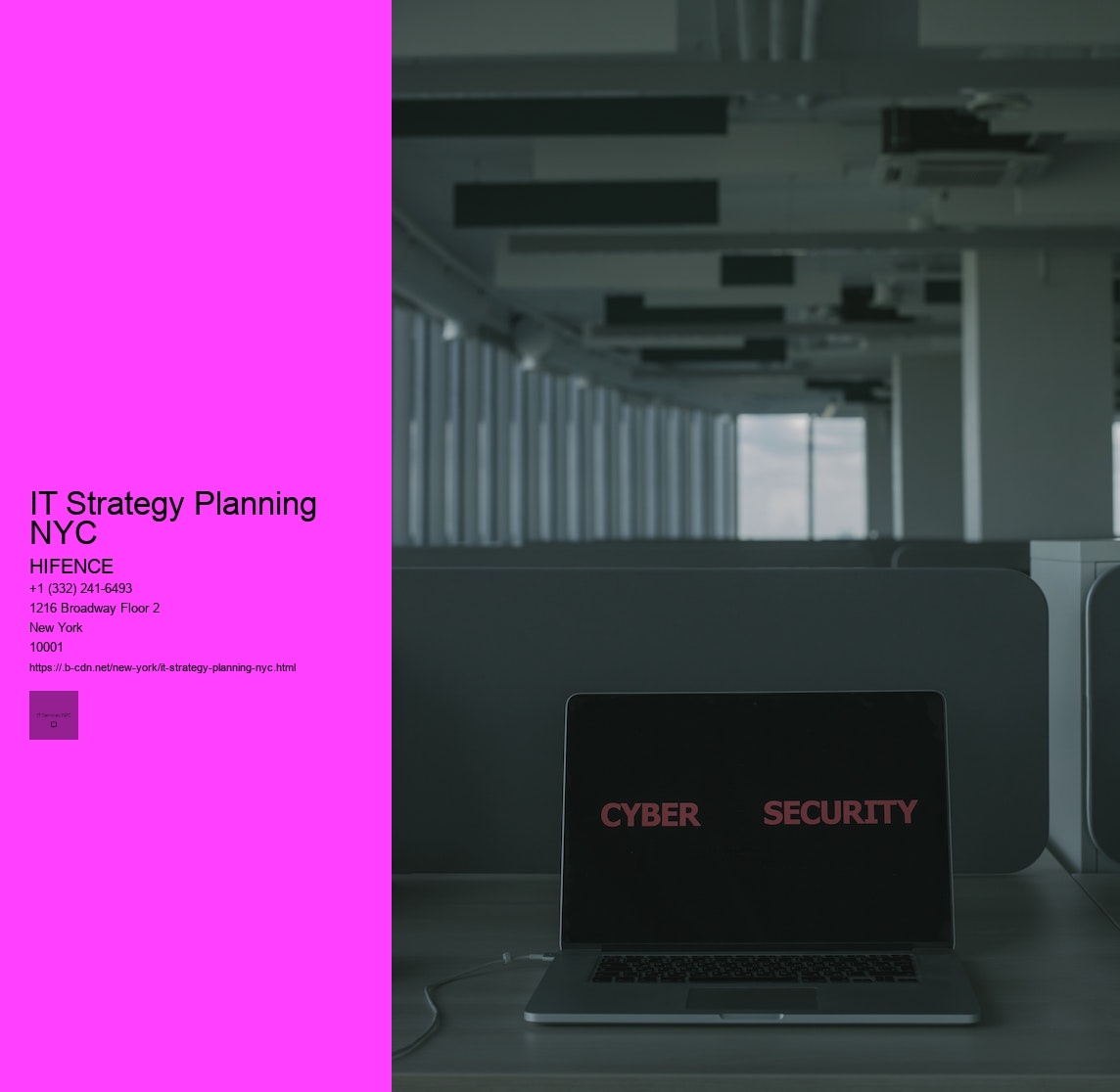 IT Strategy Planning NYC